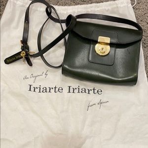 Iriarte Iriate Spain Leather Crossbody Green bag